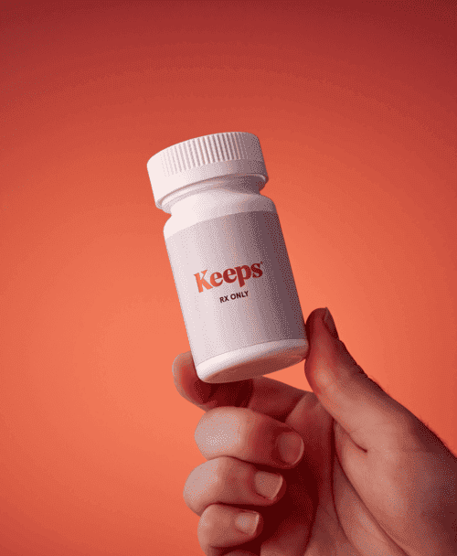 Keeps prescription bottle and Climax Delay Spray on tile with blurred red background